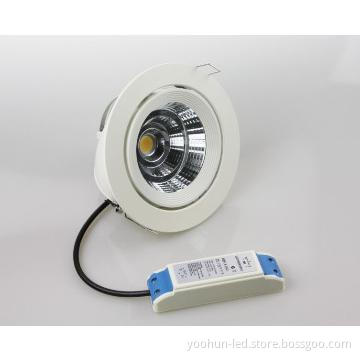 Rotatable cob led gimbal downlight  approved TUV&SAA
